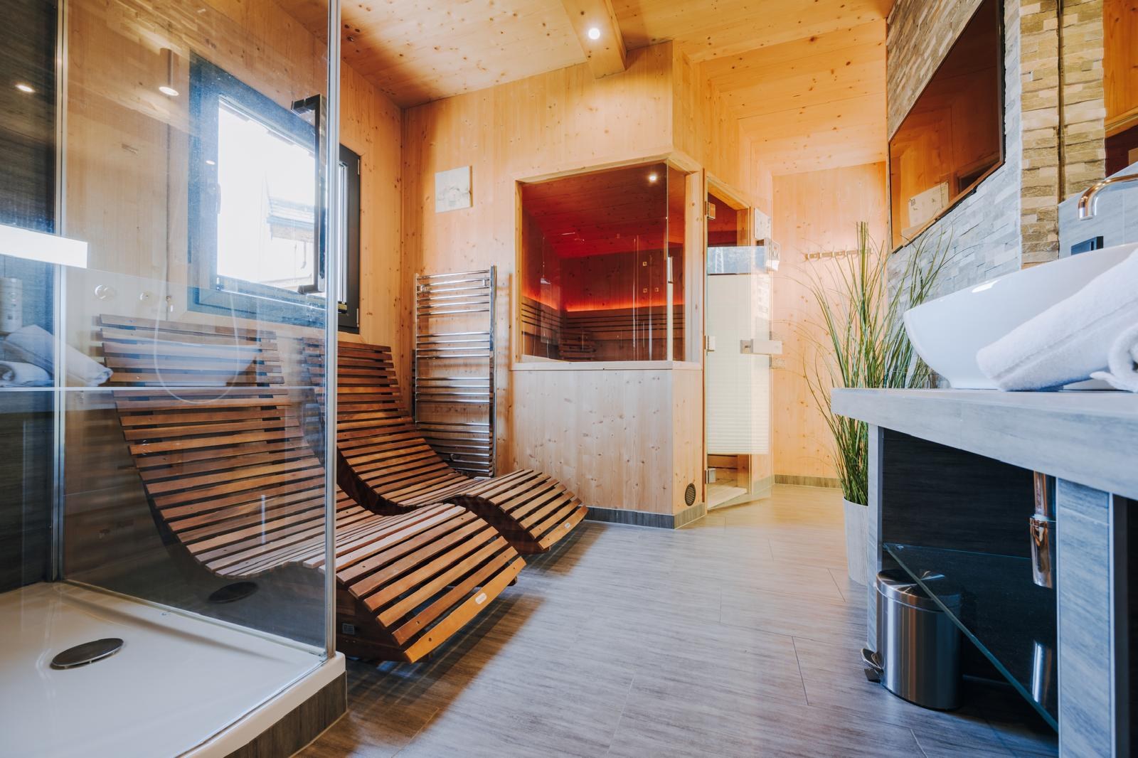 Sauna und Wellnessbereich im Kreischberg Chalet 29 B