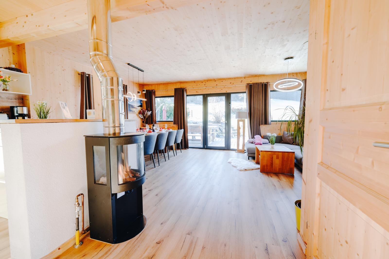 Wohn- und Essbereich im Kreischberg Chalet 29 B