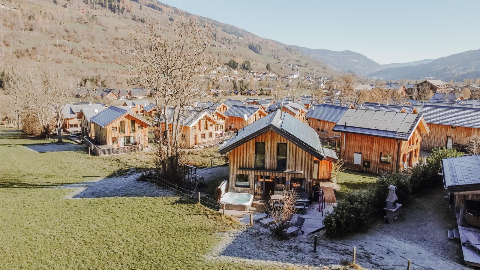 Luftaufnahme der Kreischberg Chalets