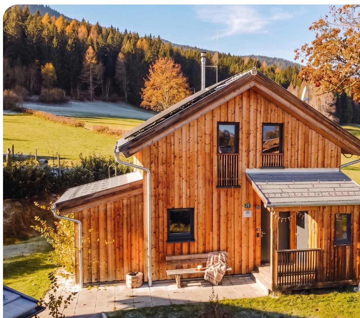 Eingangsansicht des Kreischberg Chalets 29 B